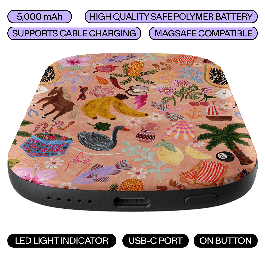 Holiday Charms ChargePod MagSafe Power Bank ChargerPod by Amy Gibbs - The Dairy