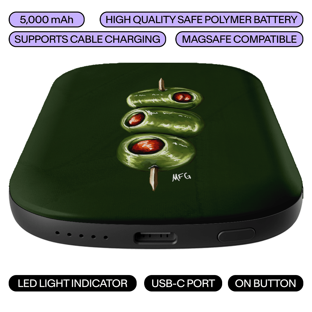 Lil Dirtys ChargePod MagSafe Power Bank ChargerPod by Margarbs Art - The Dairy
