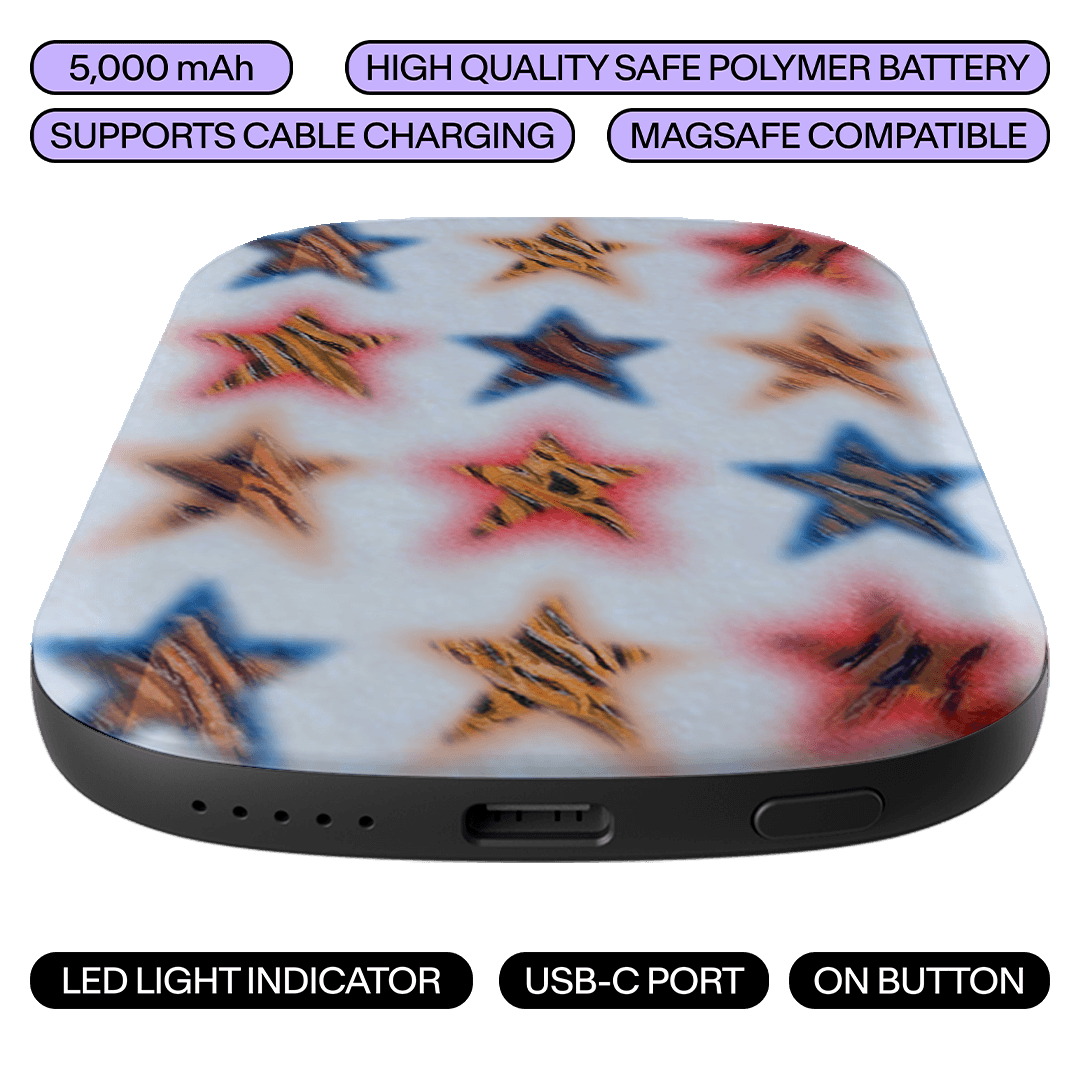 Lucky Stars Tiger ChargePod MagSafe Power Bank ChargerPod by BG. Studio - The Dairy