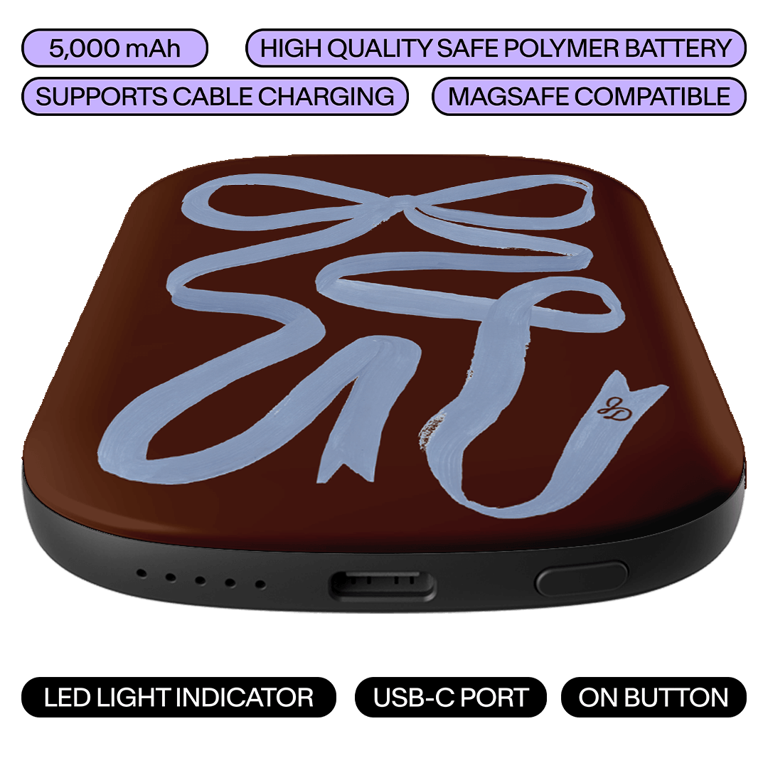 Mocha Ribbon ChargePod MagSafe Power Bank – The Dairy