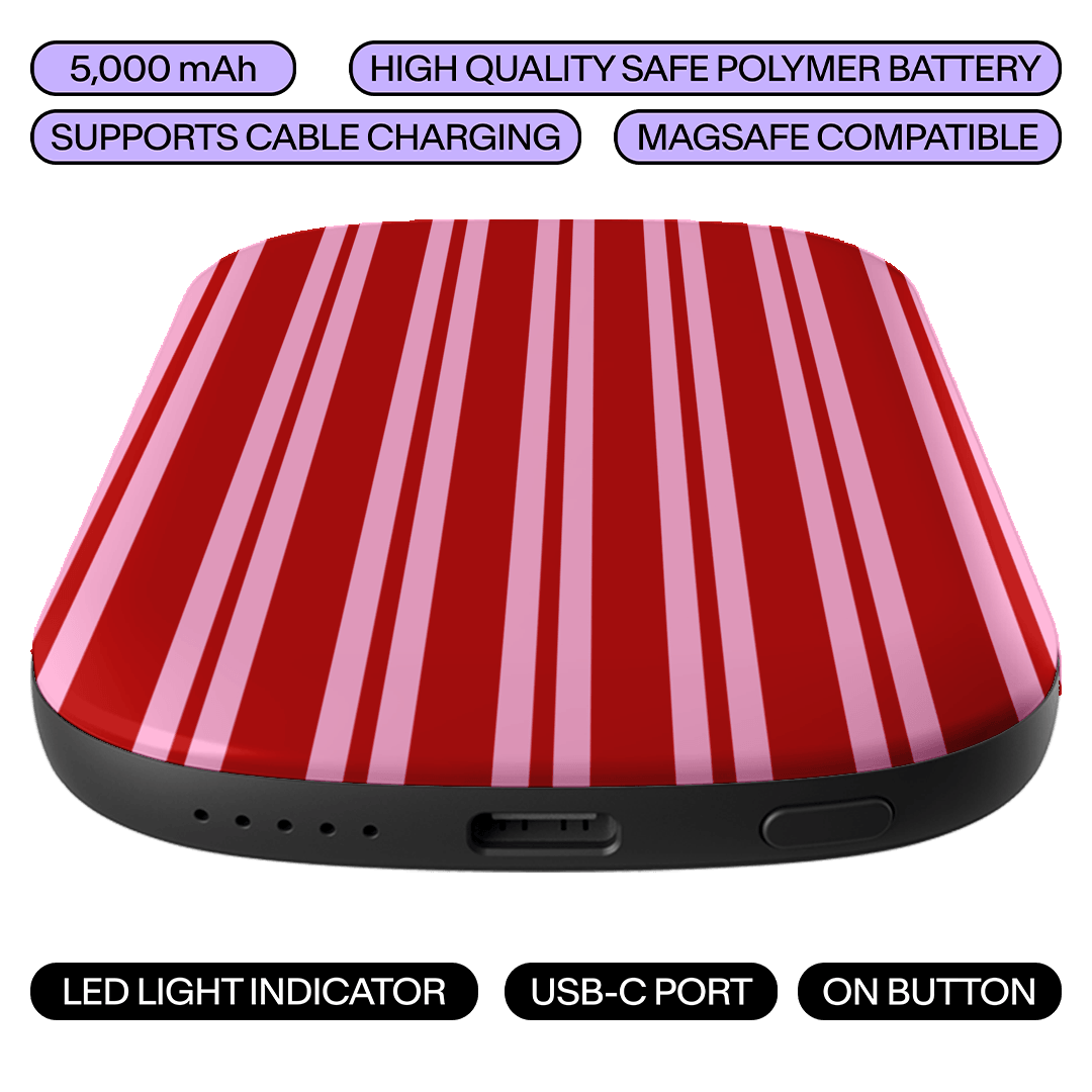 Punch Stripes ChargePod MagSafe Power Bank ChargerPod by The Dairy - The Dairy