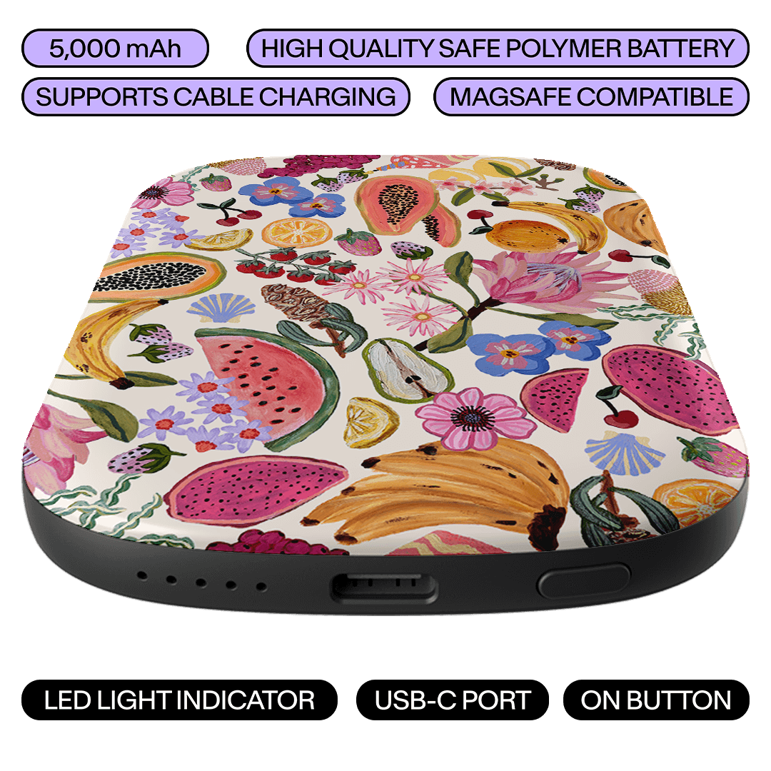 Summer Loving ChargePod MagSafe Power Bank ChargerPod by Amy Gibbs - The Dairy