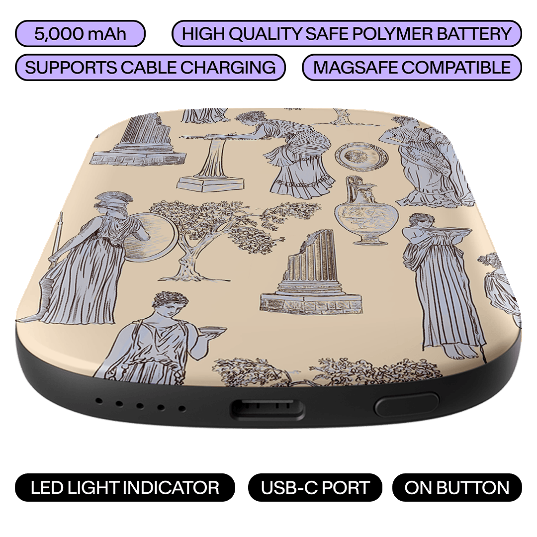 Symposium Alabaster ChargePod MagSafe Power Bank ChargerPod by Veronica Tucker - The Dairy