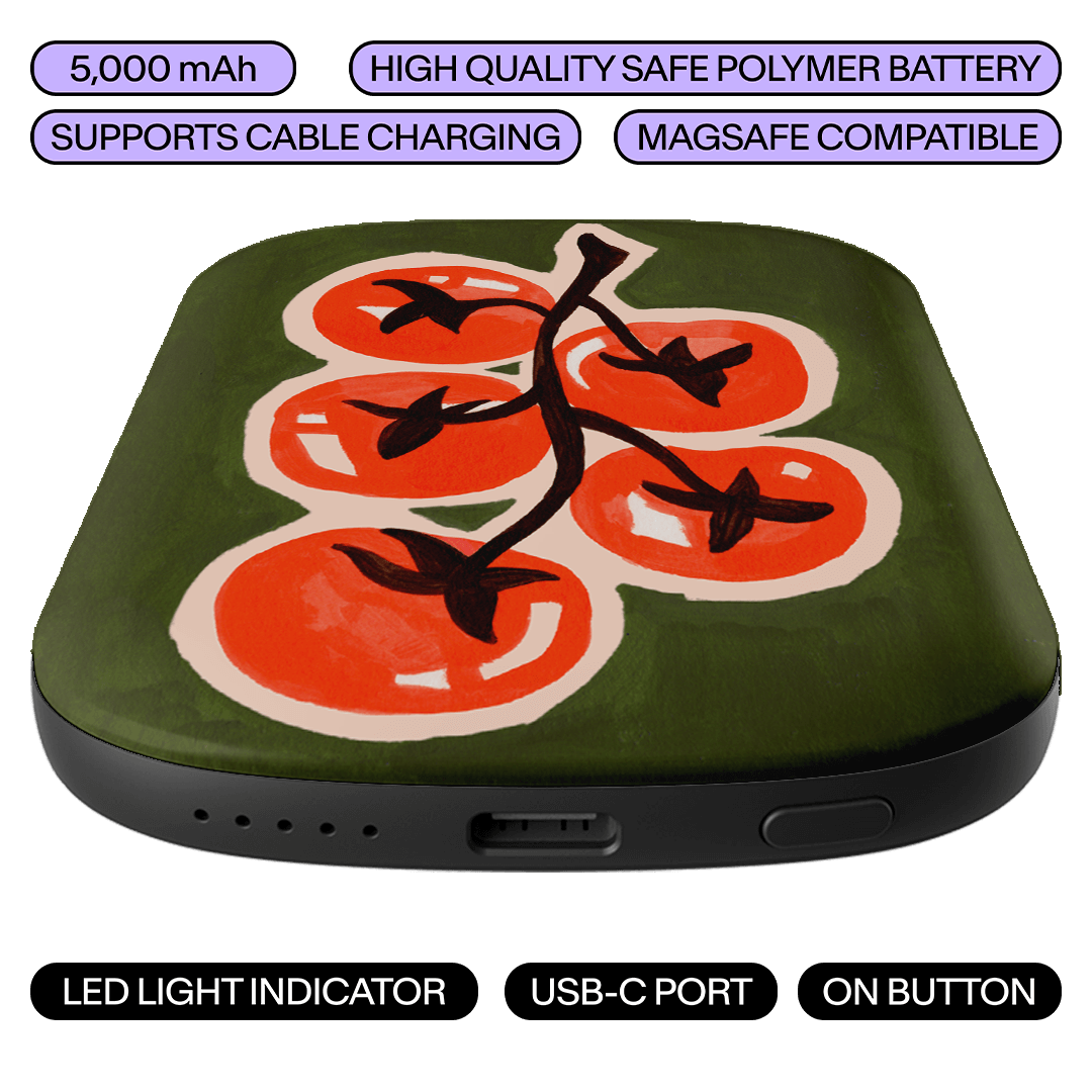 Tomatoes ChargePod MagSafe Power Bank ChargerPod by Studio Bon - The Dairy