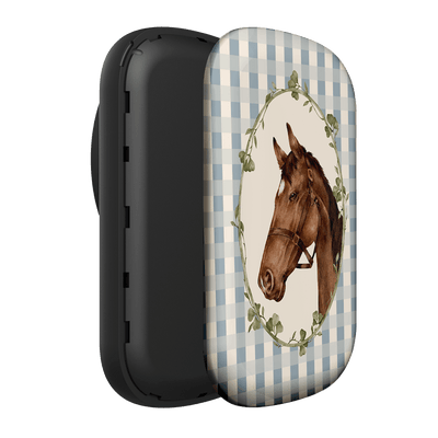 Gingham Horse ChargePod MagSafe Power Bank ChargerPod Power Bank + Shell by Kasiags Art - The Dairy