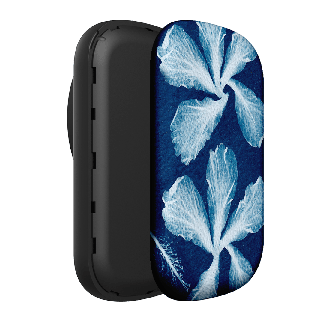Hibiscus Cyanotype ChargePod MagSafe Power Bank ChargerPod by Sally Hungerford - The Dairy