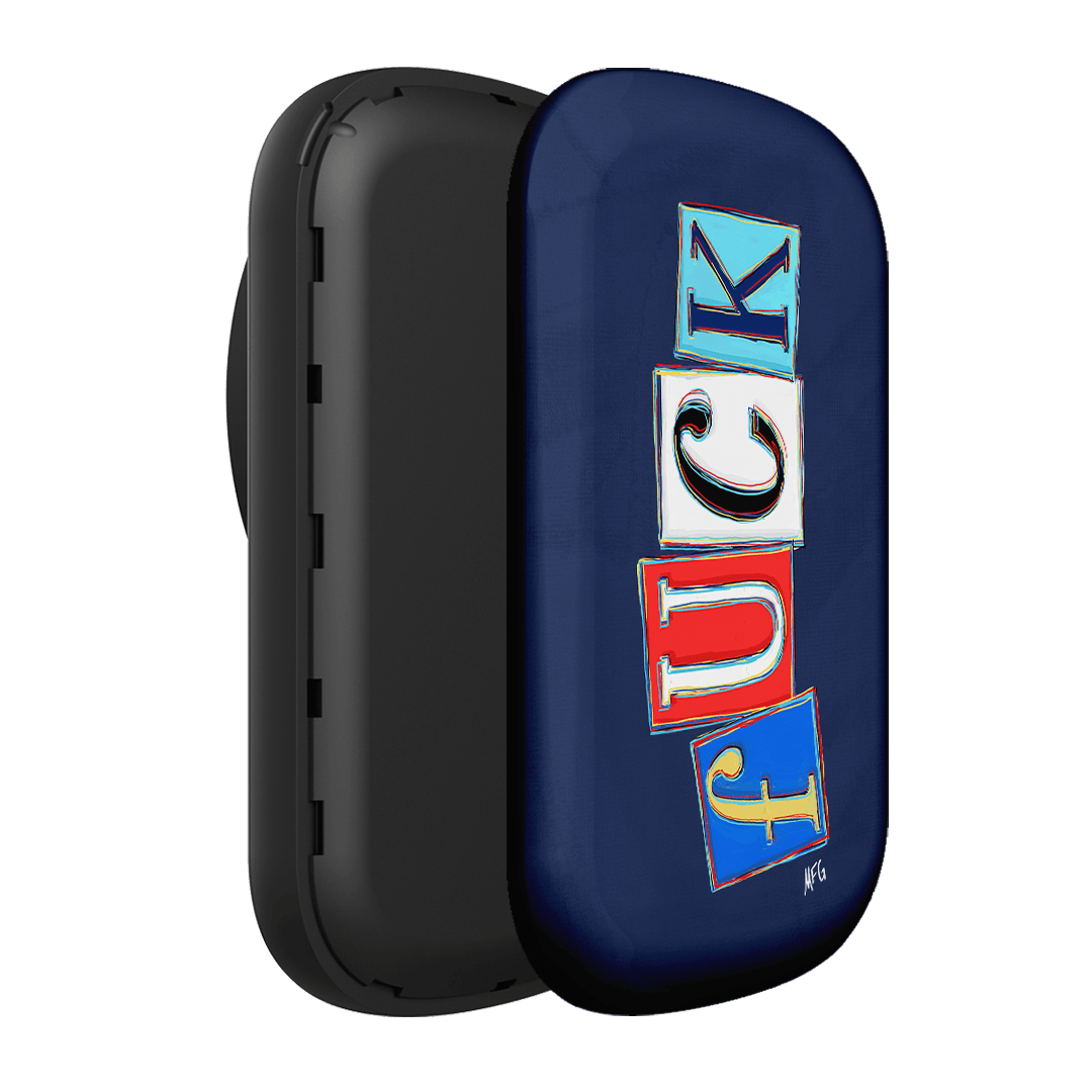 Lil Fcks Blue ChargePod MagSafe Power Bank ChargerPod by Margarbs Art - The Dairy