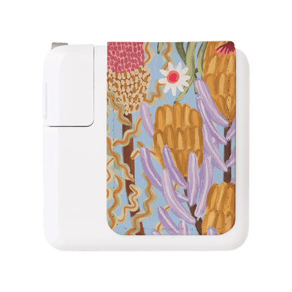 Bloom Fields Power Adapter Skin Power Adapter Skin by Amy Gibbs - The Dairy