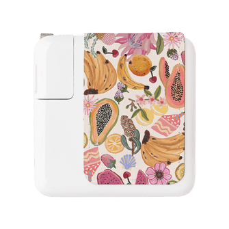 Summer Loving MacBook Charger Sticker Power Adapter Skin Small by Amy Gibbs - The Dairy