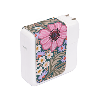 Pretty Poppies Power Adapter Skin Power Adapter Skin Small by Amy Gibbs - The Dairy