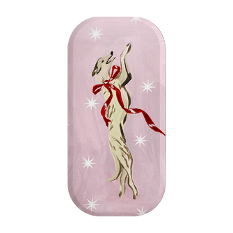 Pink Bow Hound Clickit Clickit by Lisa Hu - The Dairy