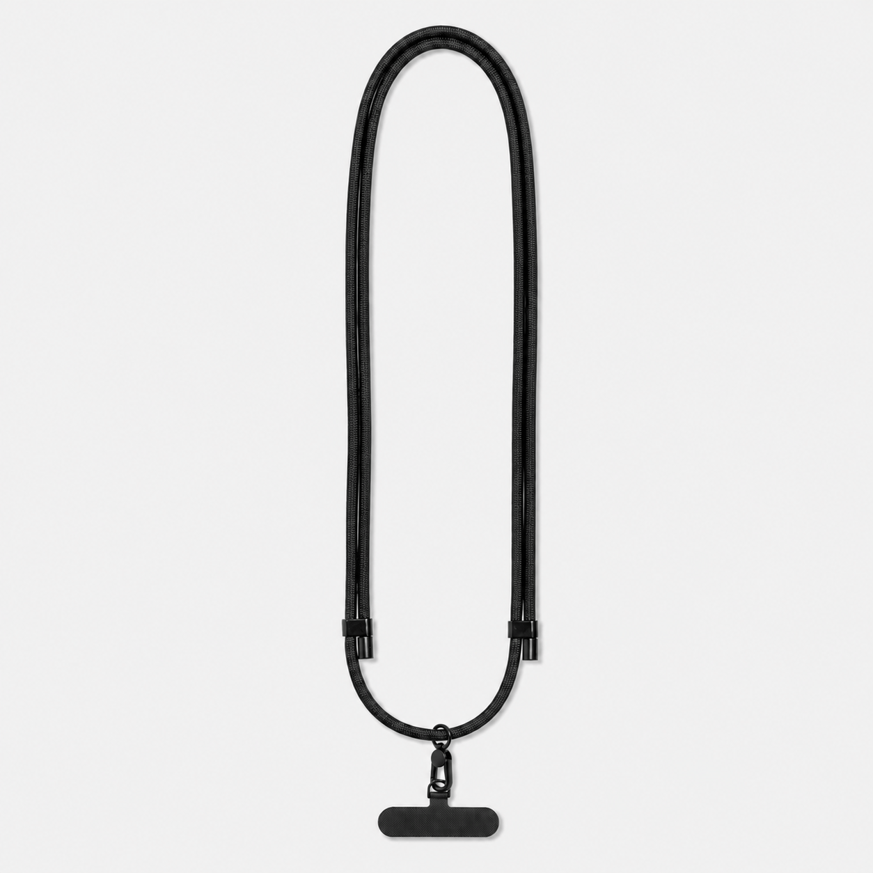 Cross Body Adjustable Phone Cord Strap Accessories Black by The Dairy - The Dairy