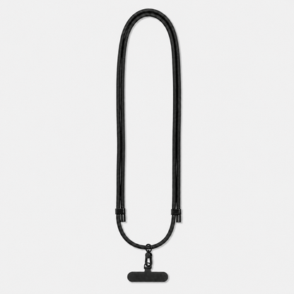 Cross Body Adjustable Phone Cord Strap Accessories Black by The Dairy - The Dairy