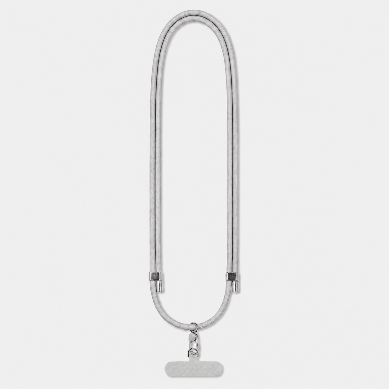 Cross Body Adjustable Phone Cord Strap Accessories Light Grey by The Dairy - The Dairy