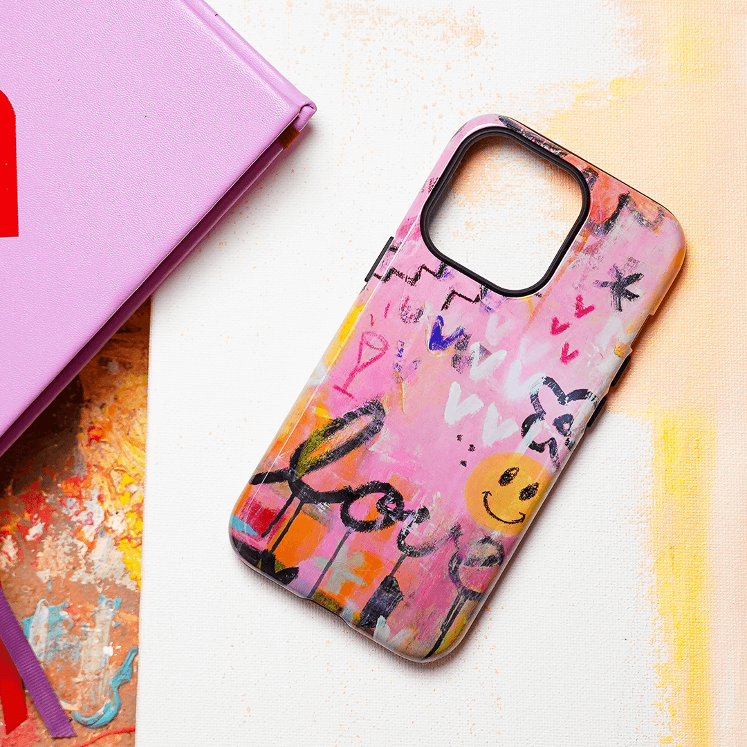 Love Smiles Printed Phone Cases by Jackie Green - The Dairy