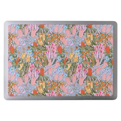 Floral Sorbet Laptop Sticker Laptop Skin 13 Inch by Amy Gibbs - The Dairy