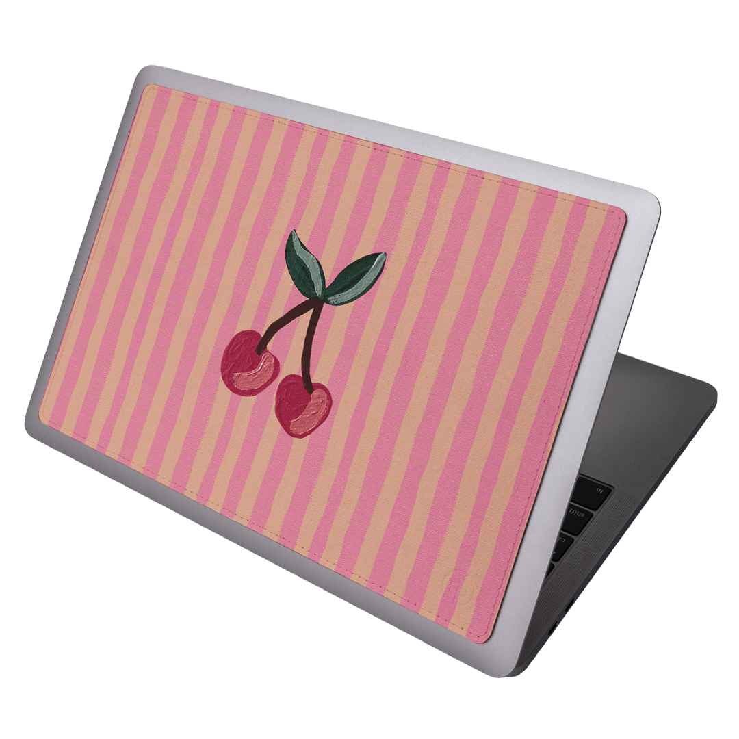 Cherry On Top Laptop Sticker Laptop Skin by Amy Gibbs - The Dairy