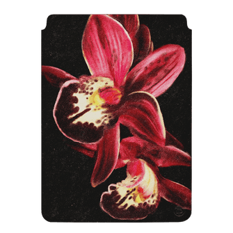 Deep Orchid Laptop & iPad Sleeve Laptop & Tablet Sleeve by Sally Hungerford - The Dairy