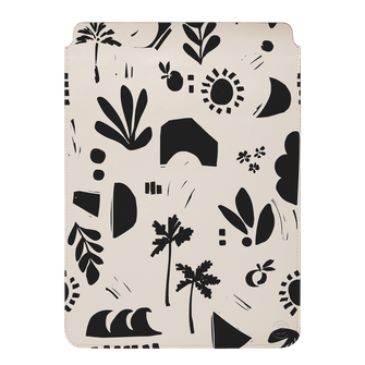 Inky Beach Laptop & iPad Sleeve Laptop & Tablet Sleeve by The Dairy - The Dairy