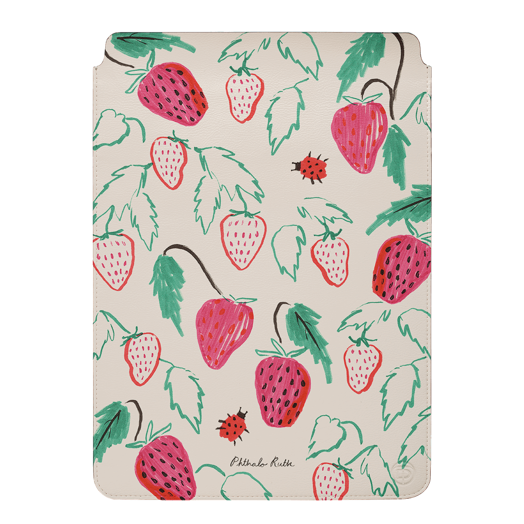 Ladybug Hour Laptop & iPad Sleeve Laptop & Tablet Sleeve Small by Phthalo Ruth - The Dairy