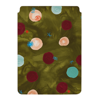Olive Spot Laptop & iPad Sleeve Laptop & Tablet Sleeve Small by Charlie Taylor - The Dairy