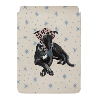 Vogue Hound Laptop & iPad Sleeve Laptop & Tablet Sleeve Small by Lisa Hu - The Dairy