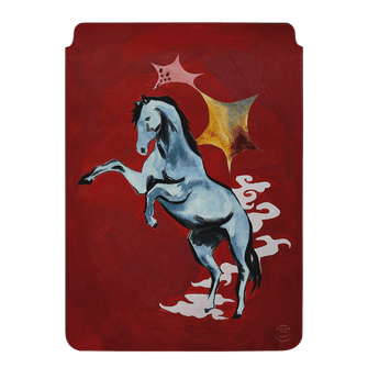 Year Of The Horse Laptop & iPad Sleeve Laptop & Tablet Sleeve Small by Lisa Hu - The Dairy