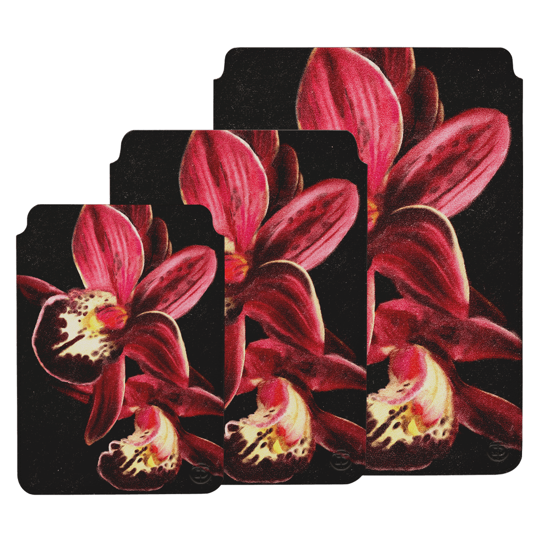 Deep Orchid Laptop & iPad Sleeve Laptop & Tablet Sleeve by Sally Hungerford - The Dairy