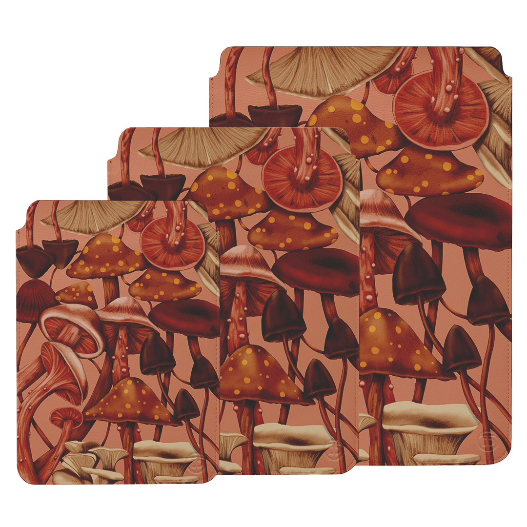 Shrooms Laptop & iPad Sleeve Laptop & Tablet Sleeve by Kelly Thompson - The Dairy