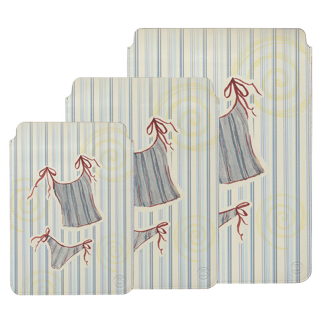Stripe Tankini Laptop & iPad Sleeve Laptop & Tablet Sleeve by Kayla Carr - The Dairy