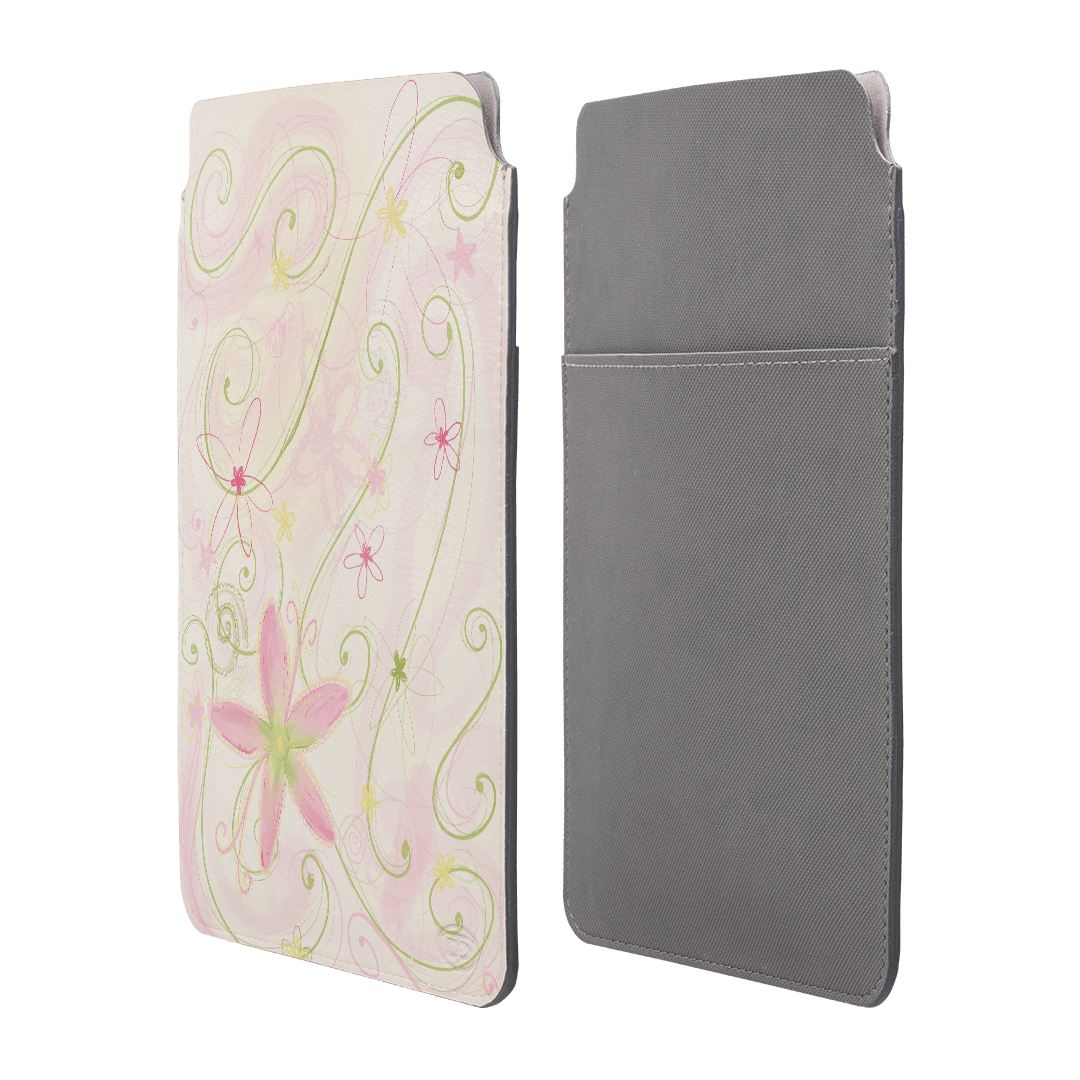 Swirl Pink Laptop & iPad Sleeve Laptop & Tablet Sleeve by Kayla Carr - The Dairy
