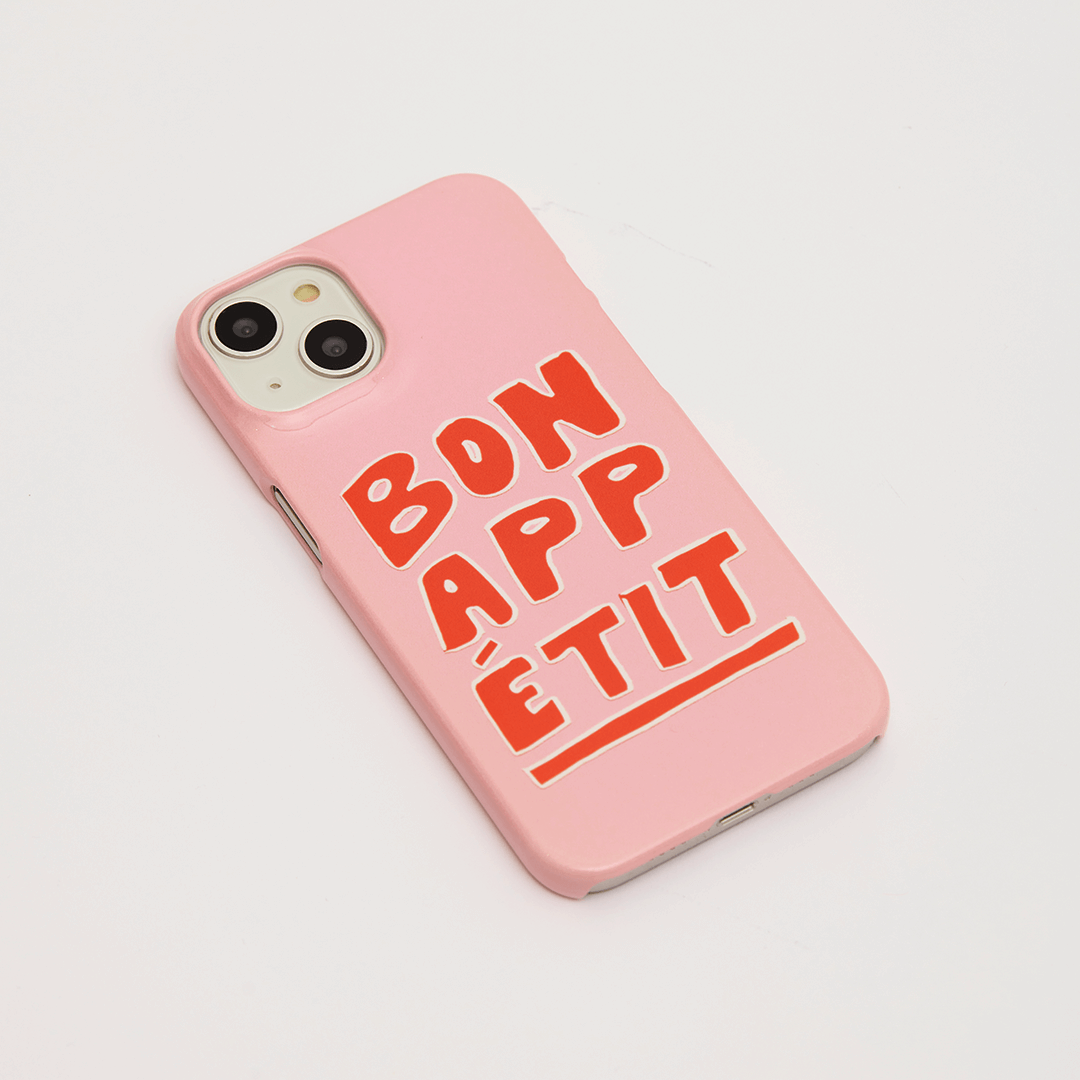 Bon Appetit Pink Printed Phone Cases by The Dairy - The Dairy