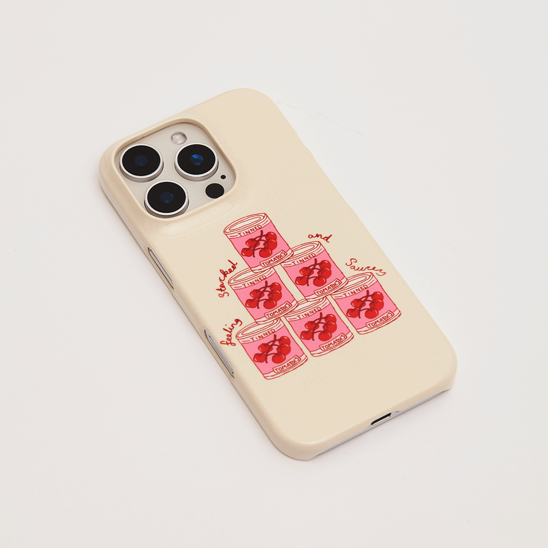 Saucy Supper Printed Phone Cases by The Dairy - The Dairy