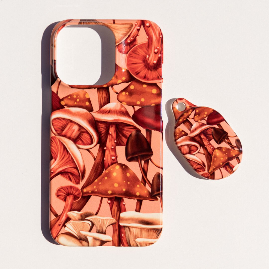 Shrooms Printed Phone Cases by Kelly Thompson - The Dairy