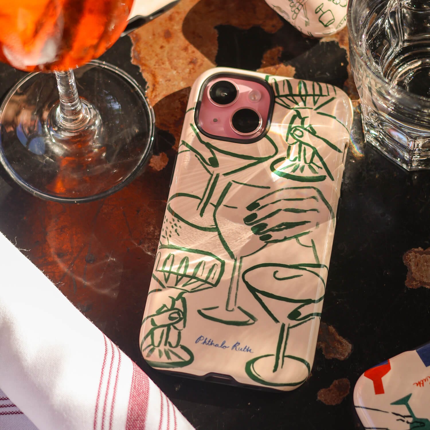 Cheers Printed Phone Cases by Phthalo Ruth - The Dairy