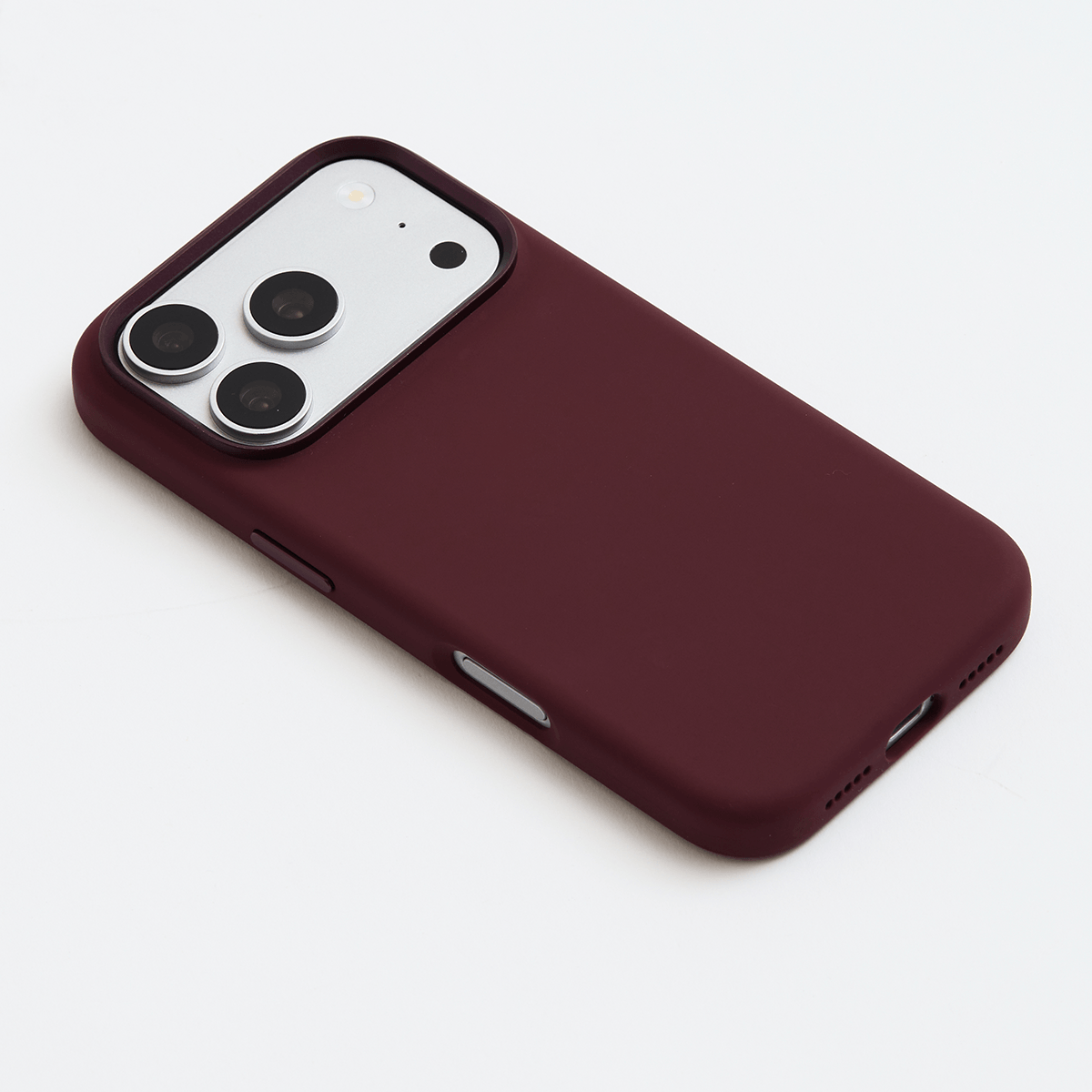 Silicone MagSafe iPhone Case Burgundy Silicone by The Dairy - The Dairy