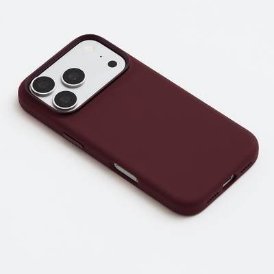 Silicone MagSafe iPhone Case Burgundy Silicone iPhone 18 Pro by The Dairy - The Dairy