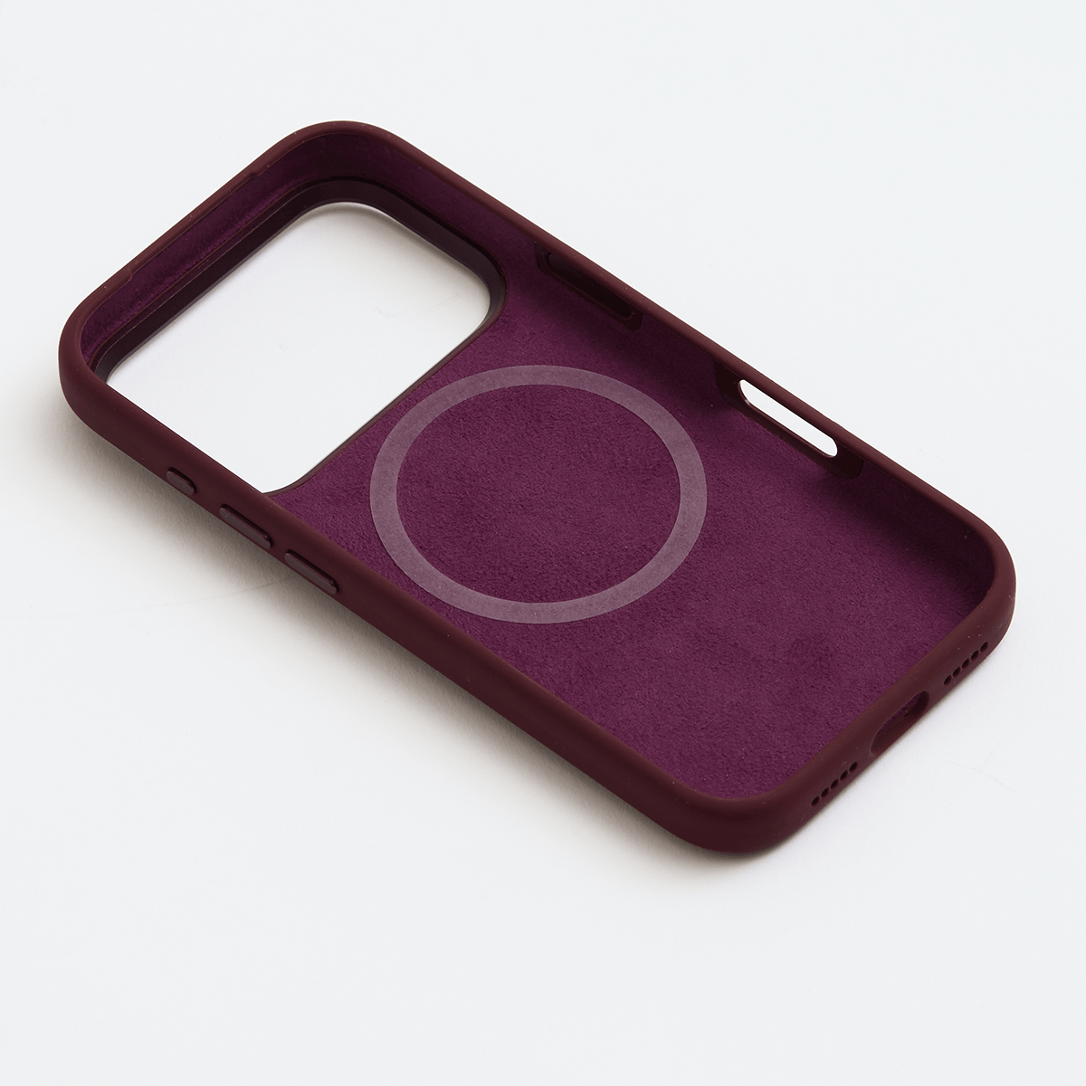 Silicone MagSafe iPhone Case Burgundy Silicone by The Dairy - The Dairy