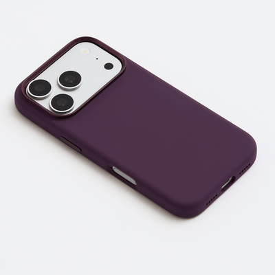 Silicone MagSafe iPhone Case Plum Silicone iPhone 18 Pro by The Dairy - The Dairy