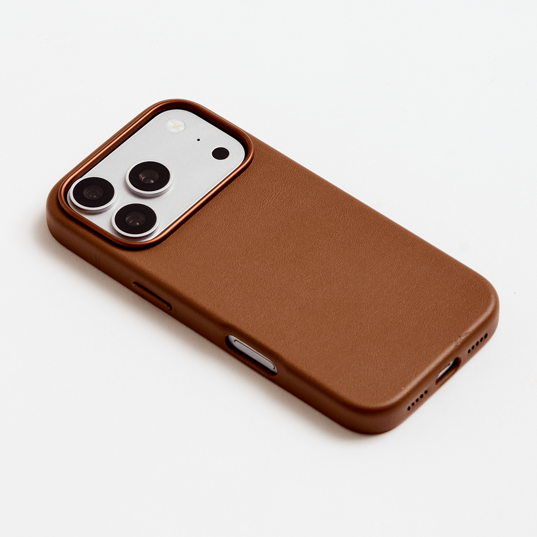 iPhone Vegan Leather Case Brown Leather Phone Case by The Dairy - The Dairy