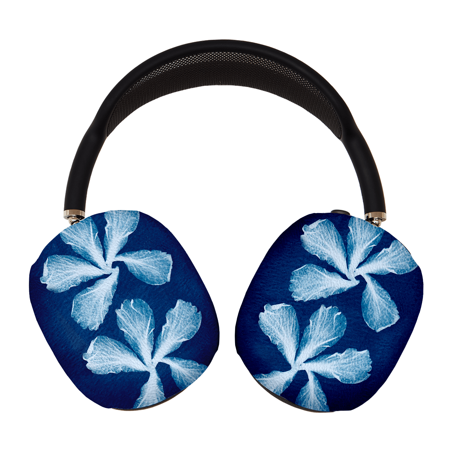 Hibiscus Cyanotype AirPods Max Case AirPods Max Case by Sally Hungerford - The Dairy