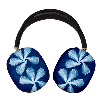 Hibiscus Cyanotype AirPods Max Case AirPods Max Case by Sally Hungerford - The Dairy