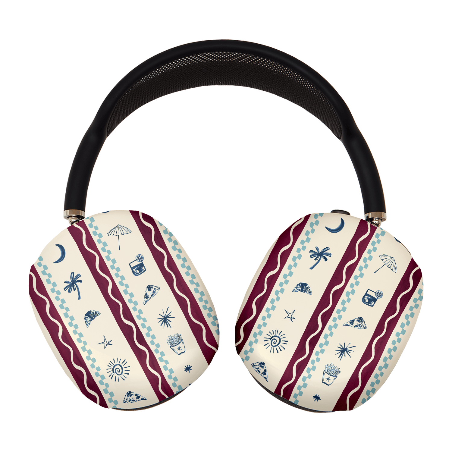 Summer Snacks Burgundy AirPods Max Case AirPods Max Case by Charlie Taylor - The Dairy
