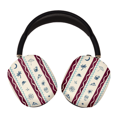 Summer Snacks Burgundy AirPods Max Case AirPods Max Case by Charlie Taylor - The Dairy