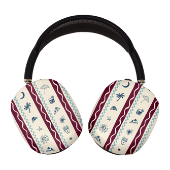 Summer Snacks Burgundy AirPods Max Case AirPods Max Case by Charlie Taylor - The Dairy