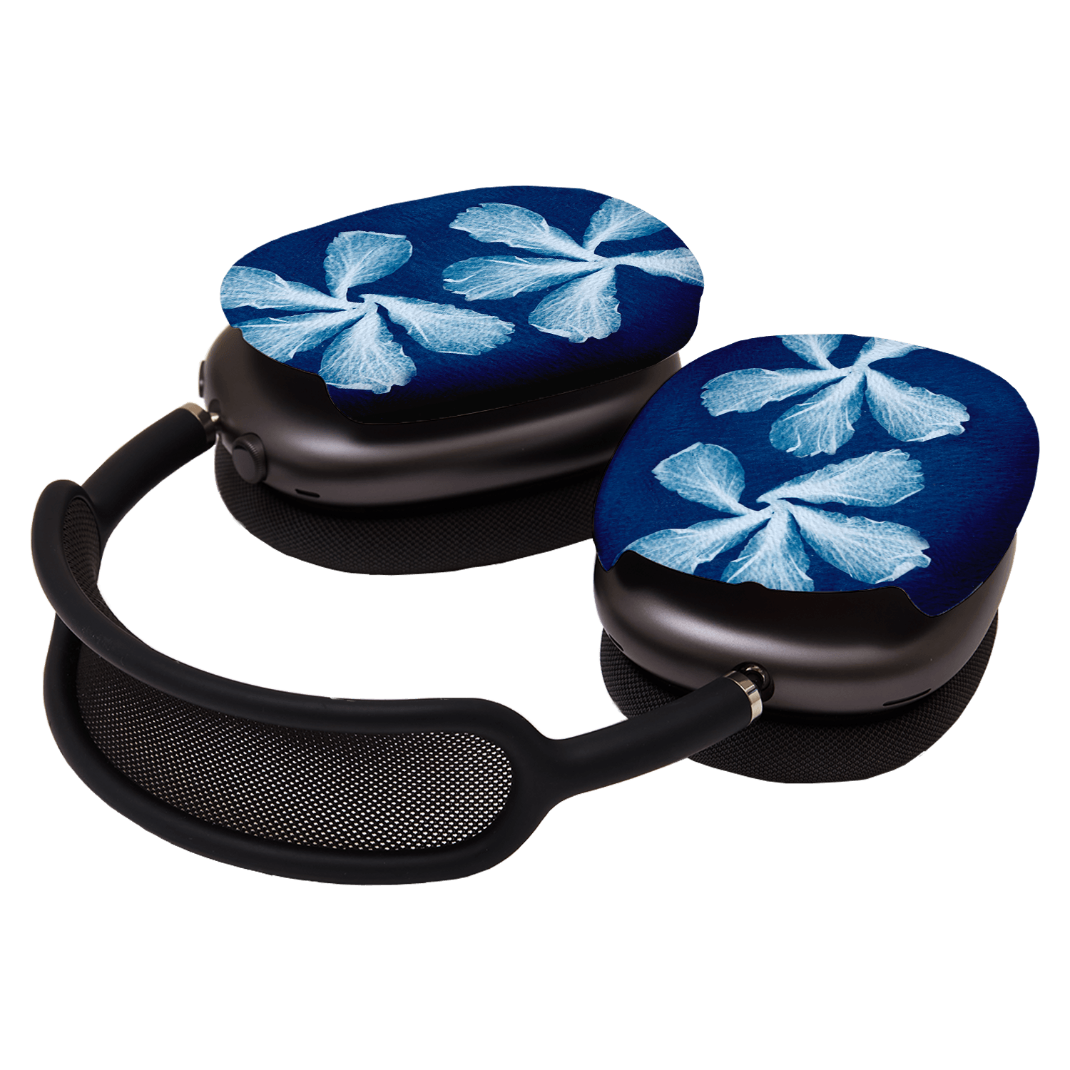 Hibiscus Cyanotype AirPods Max Case AirPods Max Case by Sally Hungerford - The Dairy