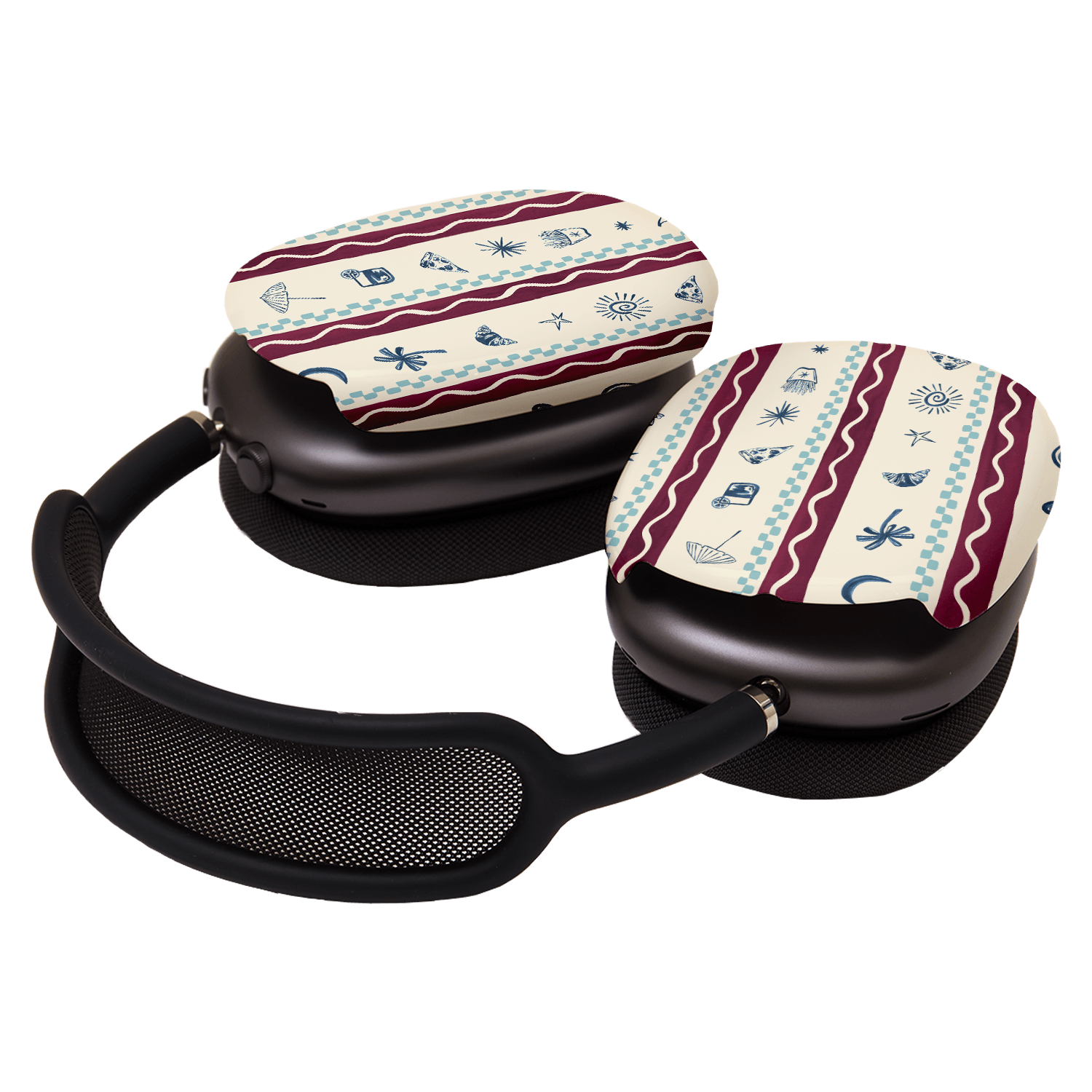 Summer Snacks Burgundy AirPods Max Case AirPods Max Case by Charlie Taylor - The Dairy