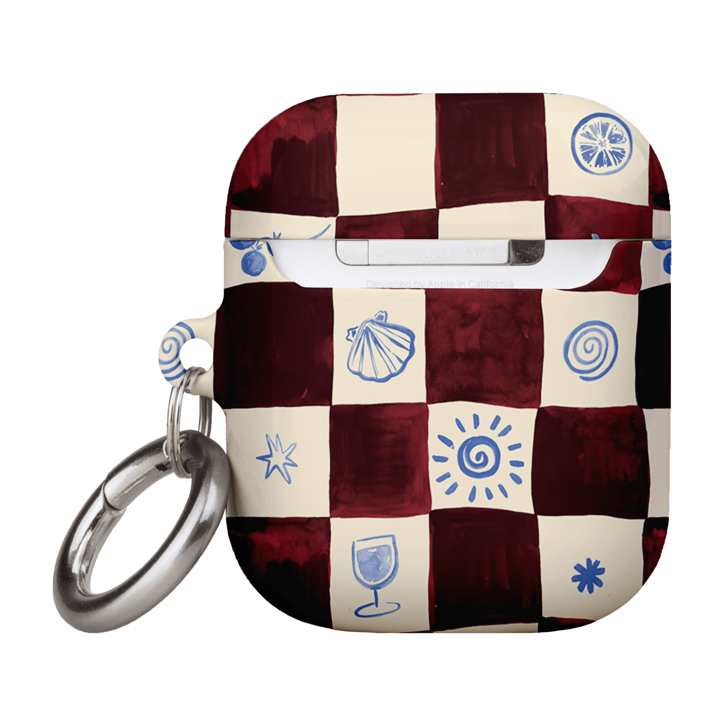 Afternoon Mezze Maroon AirPods Case AirPods Case by Charlie Taylor - The Dairy