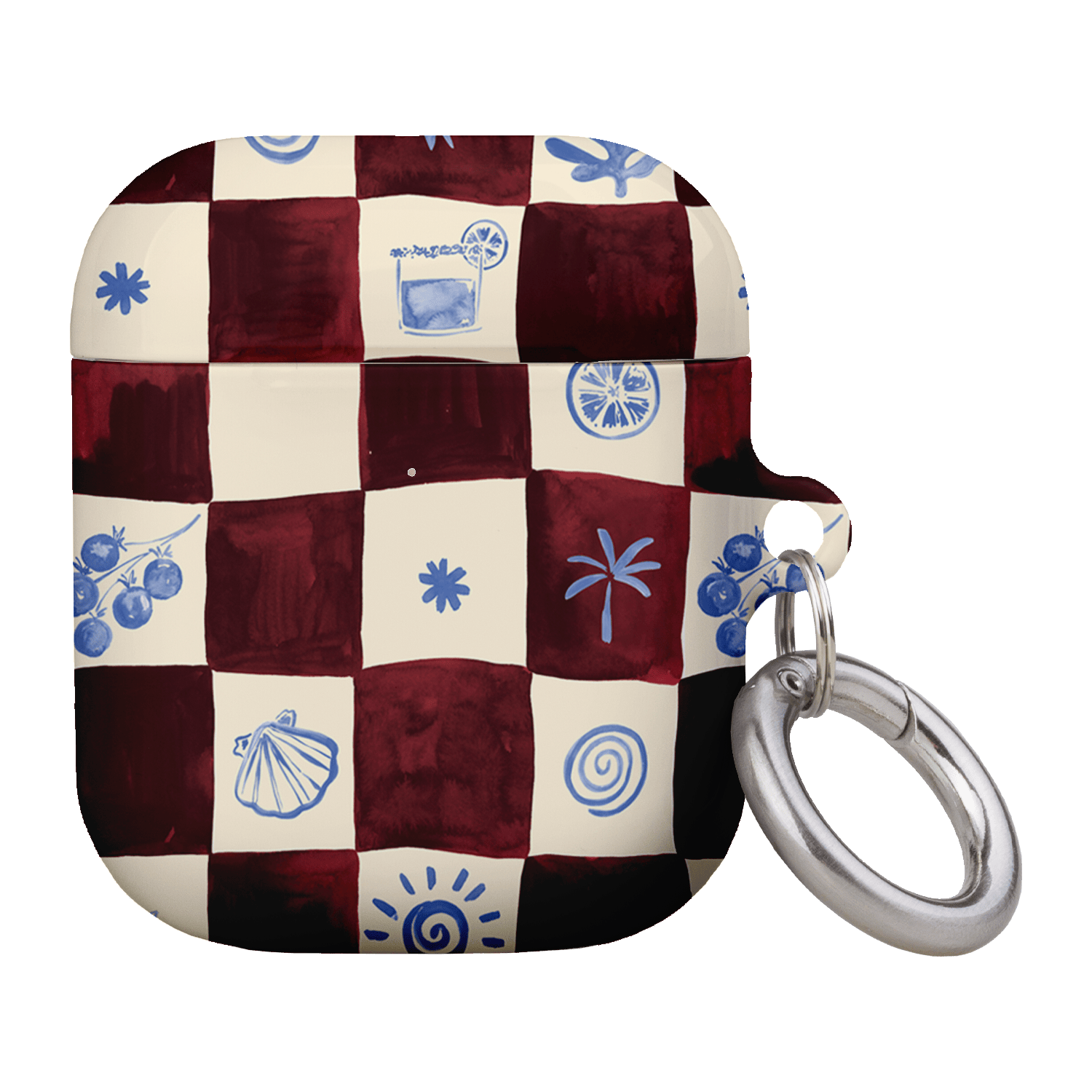 Afternoon Mezze Maroon AirPods Case AirPods Case 1st Gen by Charlie Taylor - The Dairy