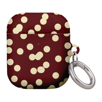 Mini Confetti Burgundy Butter AirPods Case AirPods Case 1st Gen by Veronica Tucker - The Dairy